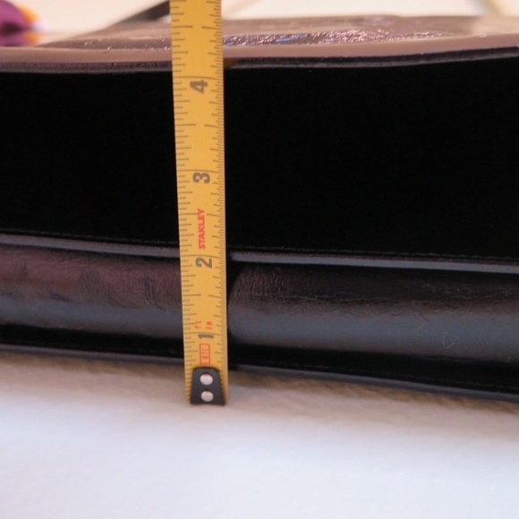 Francesco Biasia ☆ Black Italian Leather Bag - Picture 7 of 8